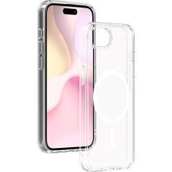 Coque et étui téléphone mobile Bbc MagSafe Hybride Transparent pour iPhone 16e