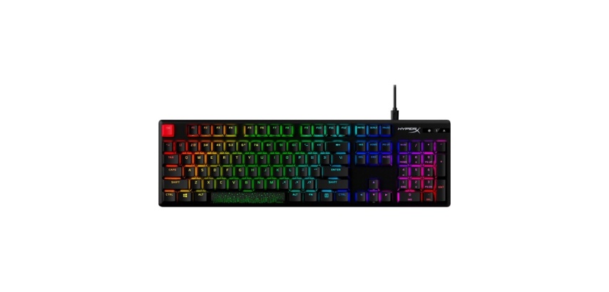 Clavier Hyper X mécanique Alloy Origins PBT - RGB - Switch Hyper X linéaires