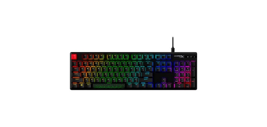 Clavier Hyper X mécanique Alloy Origins PBT - RGB - Switch Hyper X linéaires