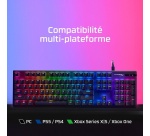 Clavier Hyper X mécanique Alloy Origins PBT - RGB - Switch Hyper X linéaires