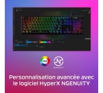 Clavier Hyper X mécanique Alloy Origins PBT - RGB - Switch Hyper X linéaires