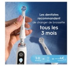 Brossette dentaire Oral B iO Ultimate Clean Blanche X3