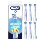 Brossette dentaire Oral B iO Ultimate Clean Blanche X6