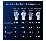 Brossette dentaire Oral B iO Ultimate Clean Blanche X6