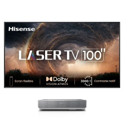 Vidéoprojecteur Hisense 100L5ND Laser TV 4K Gris