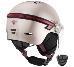 Casque vélo Casr GLOW AVEC LED ET VISIERE ROSE – L