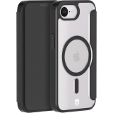 Coque et étui téléphone mobile Forcecase Folio renforcé Magnet Noir pour iPhone 16e