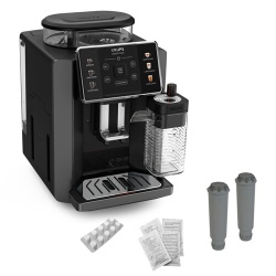 Expresso avec broyeur Krups Sensation Lait EA912HF1 Gris anthracite