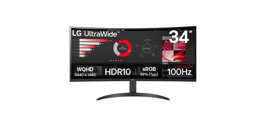 Ecran PC Lg UltraWide 34WR50QK-B