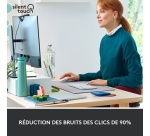 Souris Logitech Sans Fil Grande Taille Signature M650 L Silencieuse, Bluetooth- Blanc