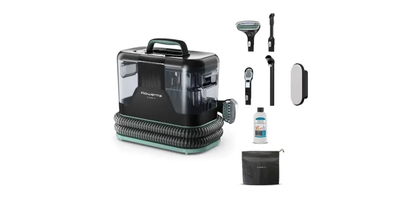 Nettoyeur détacheur Rowenta Clean It, Shampouineuse textile, Détacheur nettoyeur efficace contre les taches IN5021F0