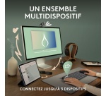 Ensemble clavier et souris Logitech Pebble 2 Combo, clavier et souris sans fil - Graphite