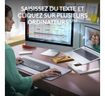 Ensemble clavier et souris Logitech sans fil MK950 Signature Slim, design elegant, saisie et clic discrets - Graphite