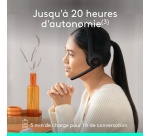 Casque PC Logitech Zone 300 Bluetooth sans fil avec microphone anti-parasite - Noir