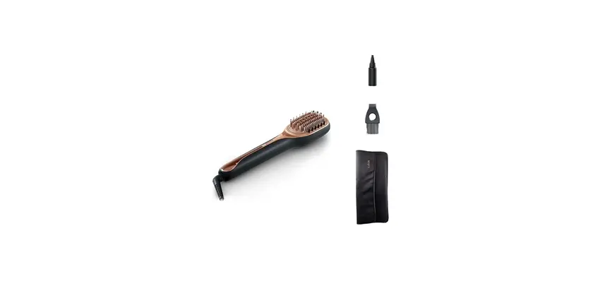 Brosse coiffante Calor Brosse vapeur reparatrice cheveux Hair Therapist CF9940C0