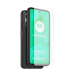 Coque et étui téléphone mobile Casr noire + PE pour Moto G15/G15 Power