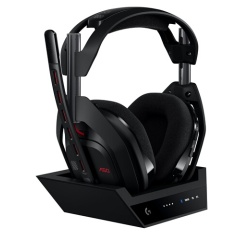 Casque PC Logitech gaming sans fil Logitech G Astro A50 Lightspeed Noir + Station d'accueil