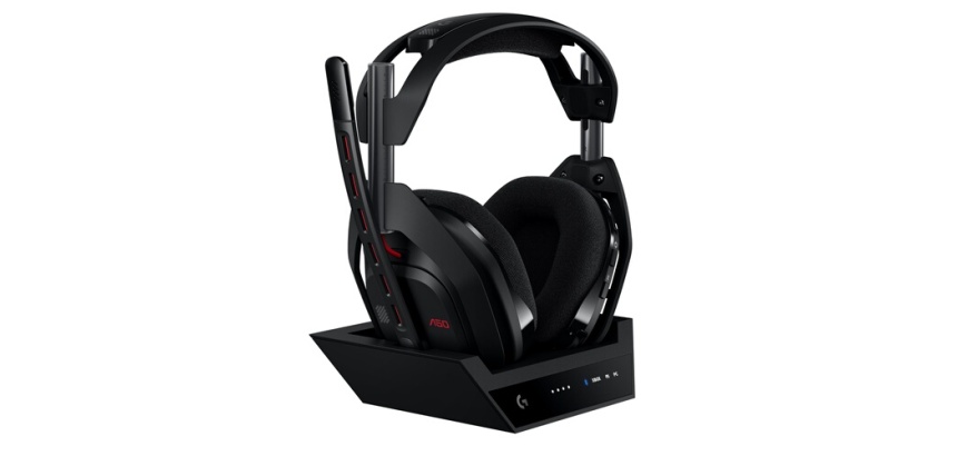 Casque PC Logitech gaming sans fil Logitech G Astro A50 Lightspeed Noir + Station d'accueil