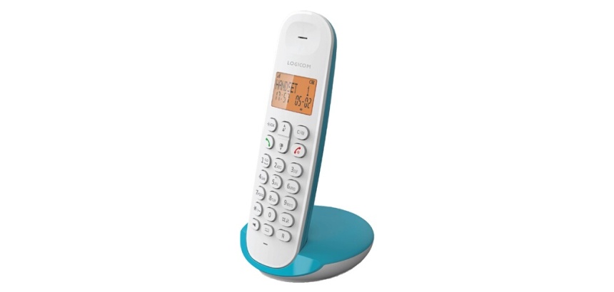 Téléphone sans fil Logicom DECT ILOA 150 SOLO turquoise SANS REPONDEUR