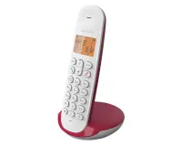 Téléphone sans fil Logicom DECT ILOA 150 SOLO framboise SANS REPONDEUR