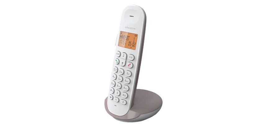 Téléphone sans fil Logicom DECT ILOA 150 SOLO TAUPE SANS REPONDEUR