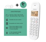 Téléphone sans fil Logicom DECT ILOA 150 SOLO BLANC SANS REPONDEUR