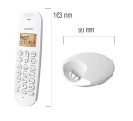 Téléphone sans fil Logicom DECT ILOA 150 SOLO BLANC SANS REPONDEUR