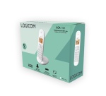 Téléphone sans fil Logicom DECT ILOA 150 SOLO BLANC SANS REPONDEUR