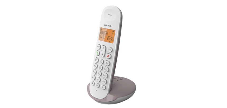 Téléphone sans fil Logicom DECT ILOA 155T SOLO TAUPE AVEC REPONDEUR