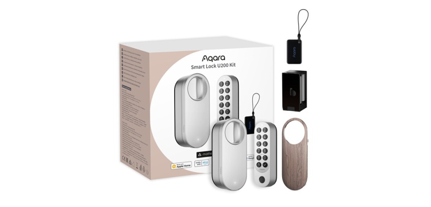 Serrure connectée Aqara Kit Clavier Smart Lock U200 Matter (Over Thread) - Argent