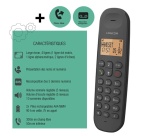 Téléphone sans fil Logicom DECT ILOA 155T SOLO BLACK AVEC REPONDEUR