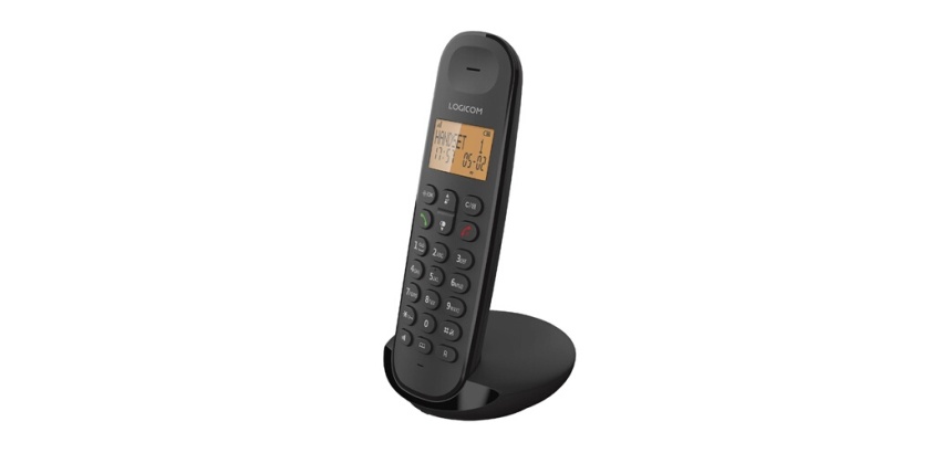 Téléphone sans fil Logicom DECT ILOA 150 SOLO NOIR SANS REPONDEUR