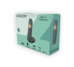 Téléphone sans fil Logicom DECT ILOA 150 SOLO NOIR SANS REPONDEUR