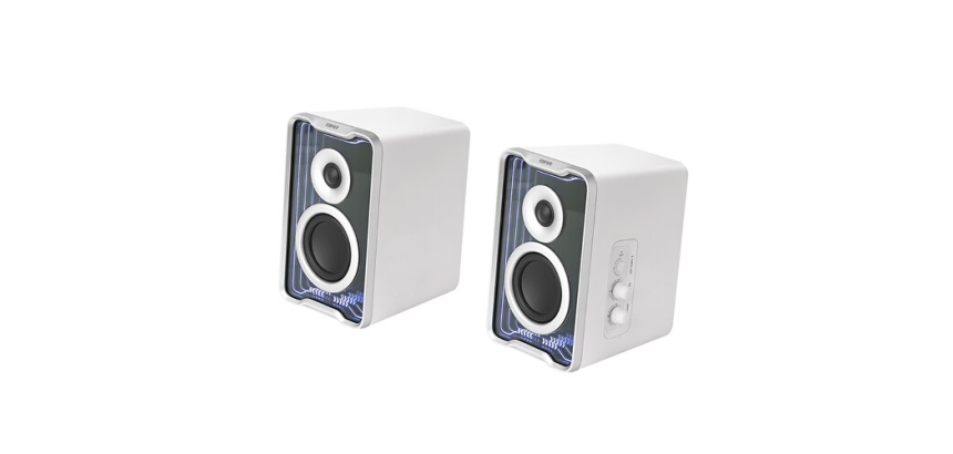 Enceinte PC Edifier Haut-parleur actif du bureau Edifier QR30 Blanc
