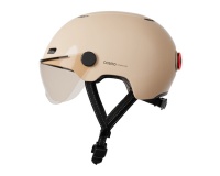 Casque vélo Cosmo Connected Fusion+ Sable Brillant