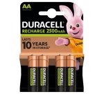 Pile rechargeable Duracell Duracell Rechargeable, lot de 4 piles rechargeables AA 2500mAh