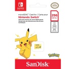 Carte mémoire micro SD Sandisk Nintendo Switch System Pokemon 256Go
