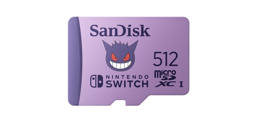 Carte mémoire micro SD Sandisk Nintendo Switch System Pokemon 512Go