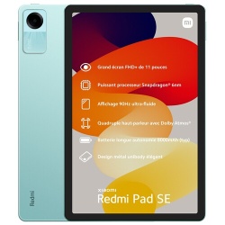 Tablette tactile Xiaomi Redmi Pad SE 4/128 Wifi Mint Green
