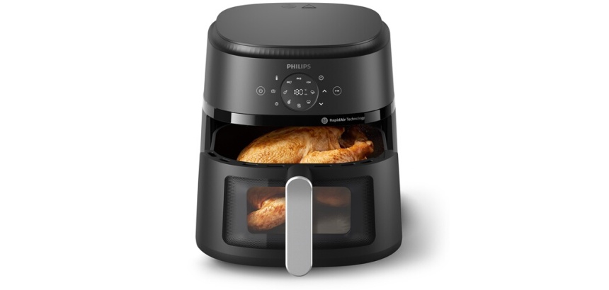 Friteuse sans huile Philips NA231/00 , Airfryer 6.2L noir Série 2000