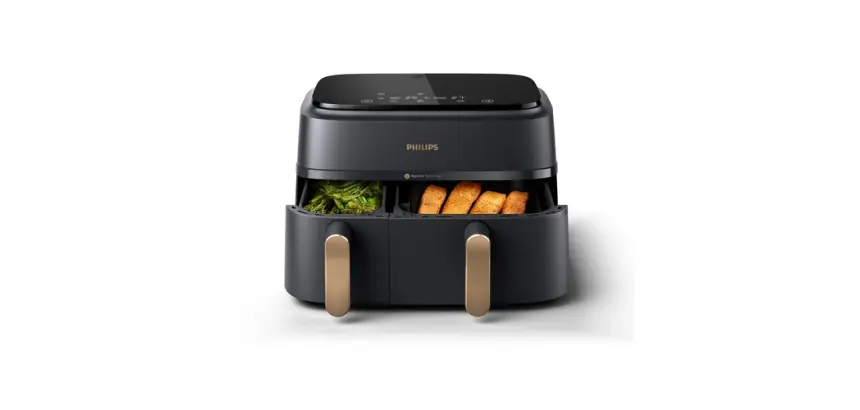Friteuse sans huile Philips NA352/00 Airfryer 9L noir double panier