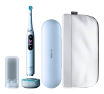 Brosse à dents électrique Oral B IO 10 Blanche Connectee Bluetooth + Pochette