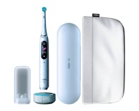 Brosse à dents électrique Oral B IO 10 Blanche Connectee Bluetooth + Pochette