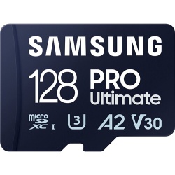 Carte mémoire micro SD Samsung PRO Ultimate 128 Go avec adaptateur SD