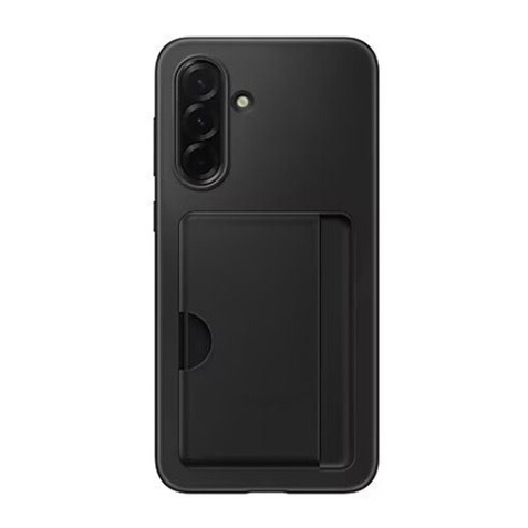 Coque et étui téléphone mobile Samsung arriere avec porte-carte Galaxy A36 5G Noir