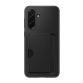 Coque et étui téléphone mobile Samsung arriere avec porte-carte Galaxy A36 5G Noir