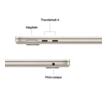 MacBook Apple MacBook Air 13" 2 To SSD 32 Go RAM Puce M4 CPU 10 cœurs GPU 10 cœurs Lumière Stellaire