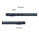 MacBook Apple MacBook Air 15" 2 To SSD 24 Go RAM Puce M4 CPU 10 cœurs GPU 10 cœurs Minuit