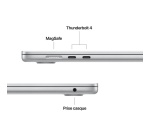 MacBook Apple MacBook Air 15" 2 To SSD 24 Go RAM Puce M4 CPU 10 cœurs GPU 10 cœurs Argent
