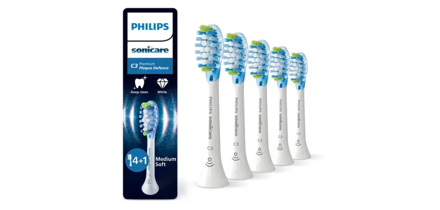 Brossette dentaire Philips Sonicare HX9045/87 Lot de 5 Têtes de brosse à dents standard